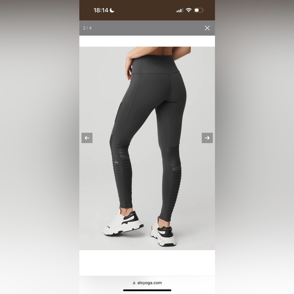 Alo high waist moto legging - Picture 7 of 9